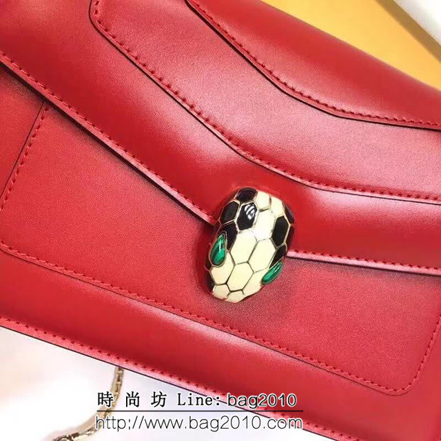BVLGARI寶格麗 專櫃新款 蛇頭扣環 單層蛇頭包 鏈條單肩斜挎包 B39174 FYD1327